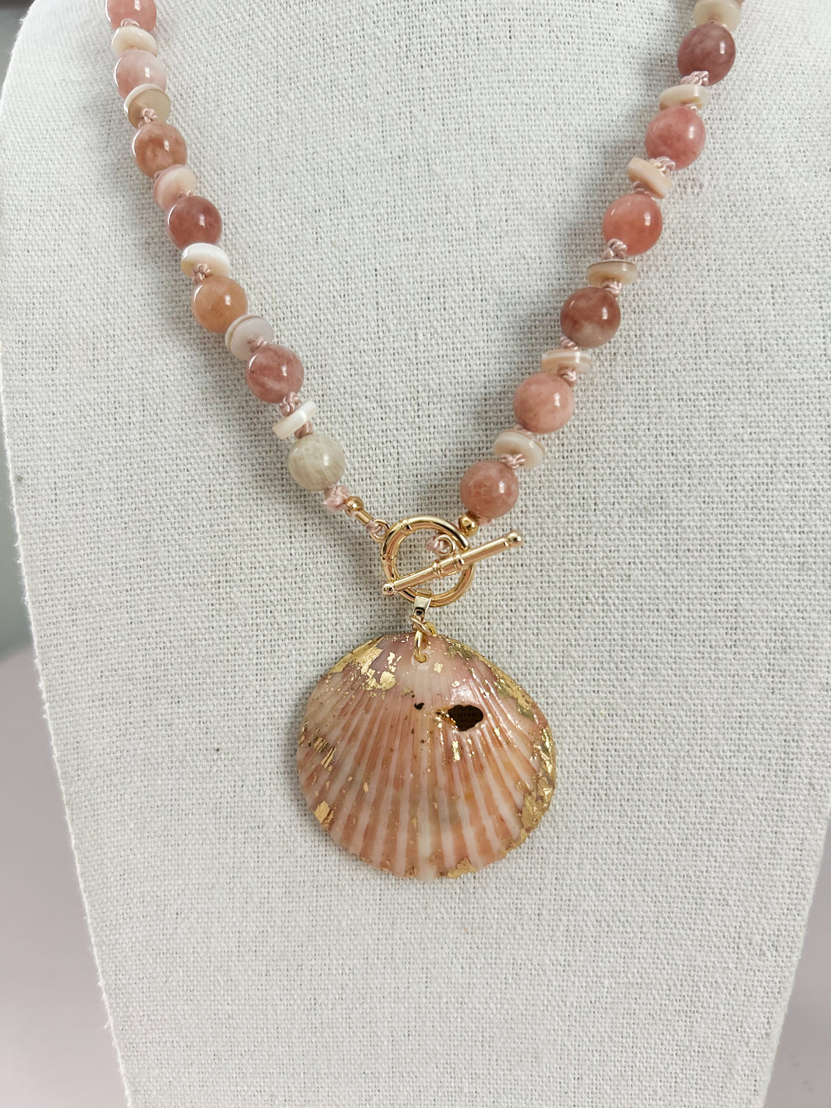 Sandstone Knotted I Knew It I Knew You Necklace