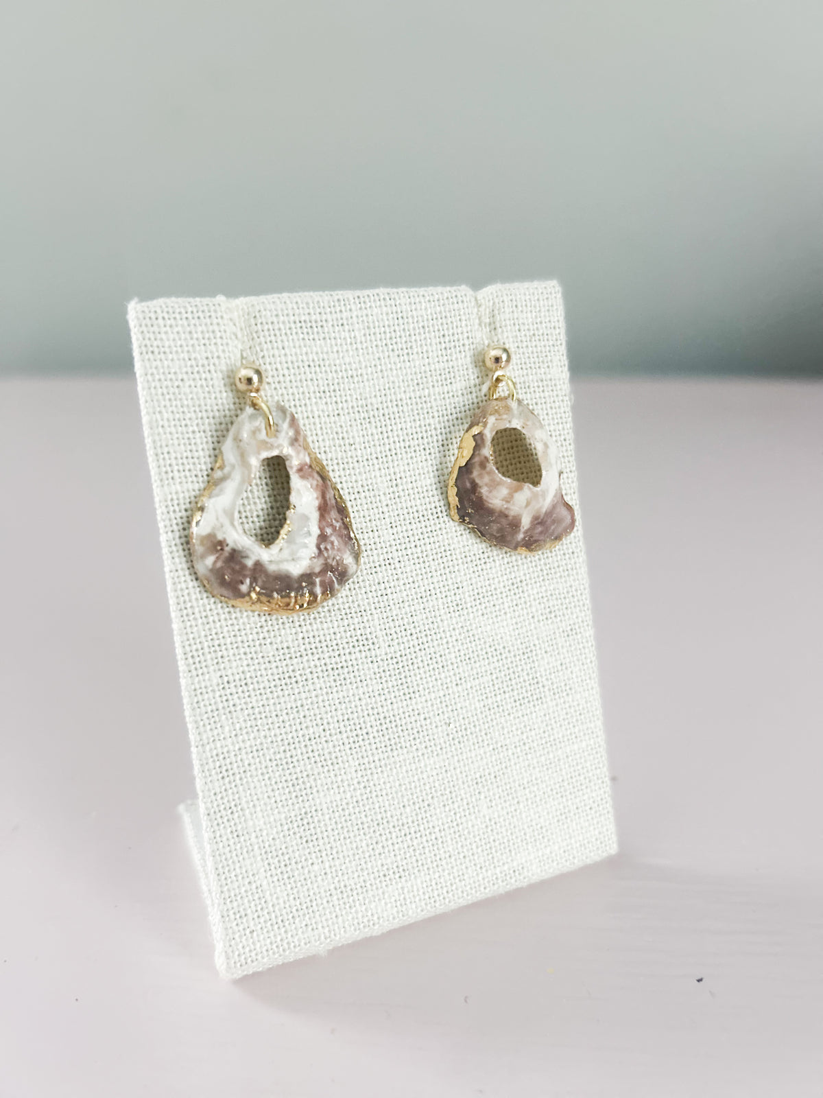 Large Oyster August Ball Studs