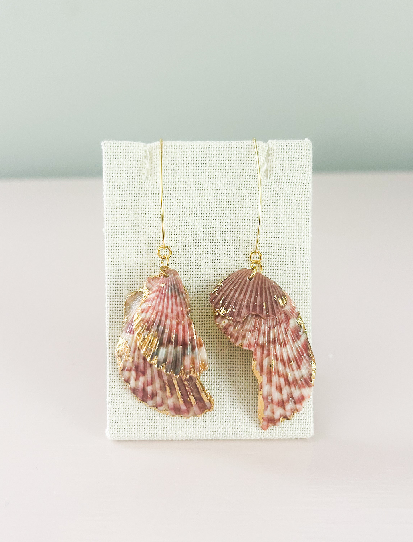 Pink Exile Hook Earrings