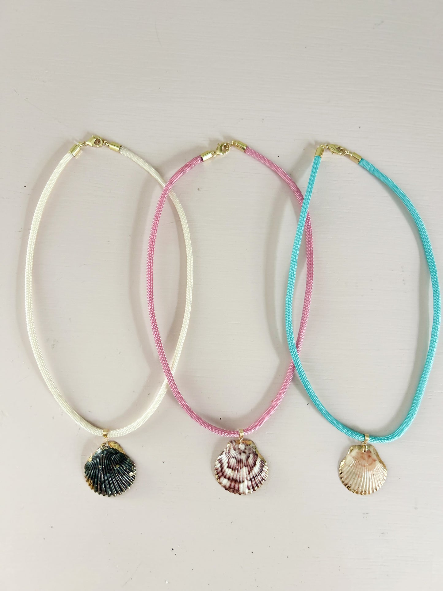 Pink and Purple Cream Fate of Ophelia Necklace