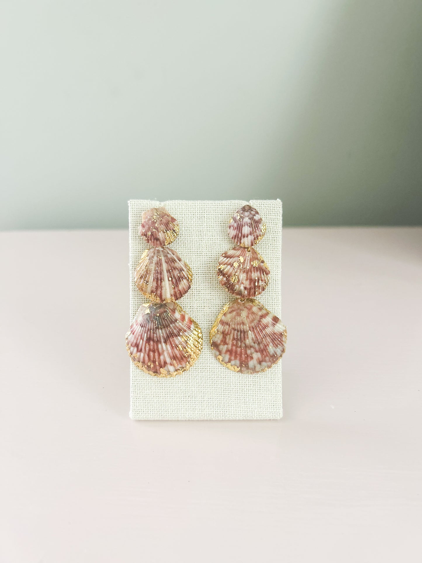 Red and White Medium Gorgeous Earrings