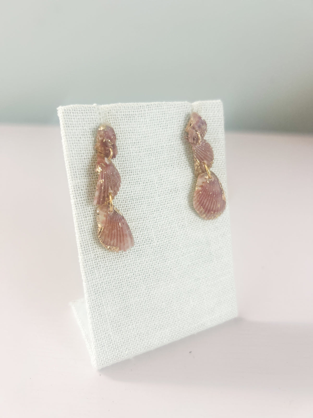 Purple and Pink Love Story Earrings