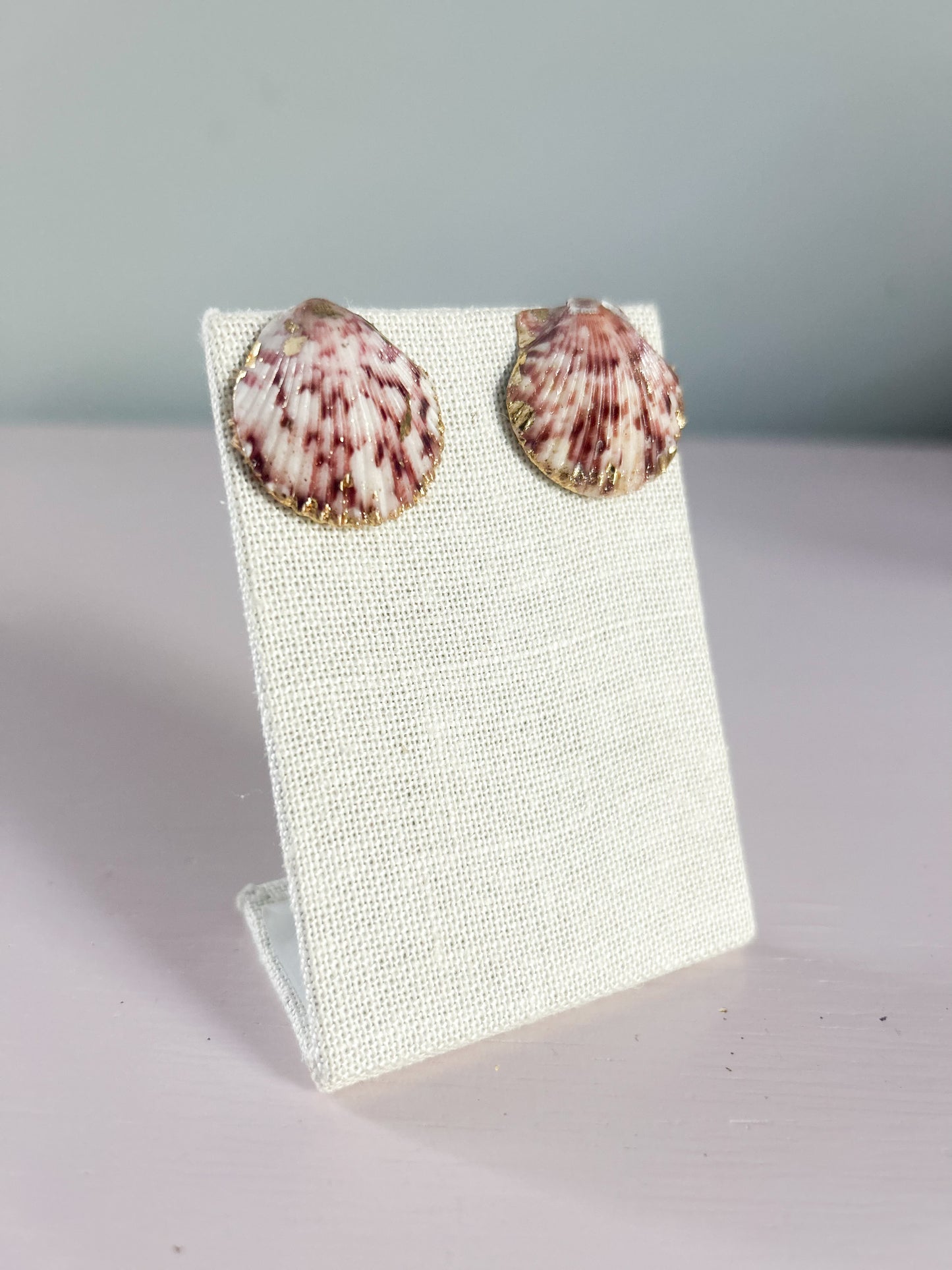 Pink and White Miss Americana Studs