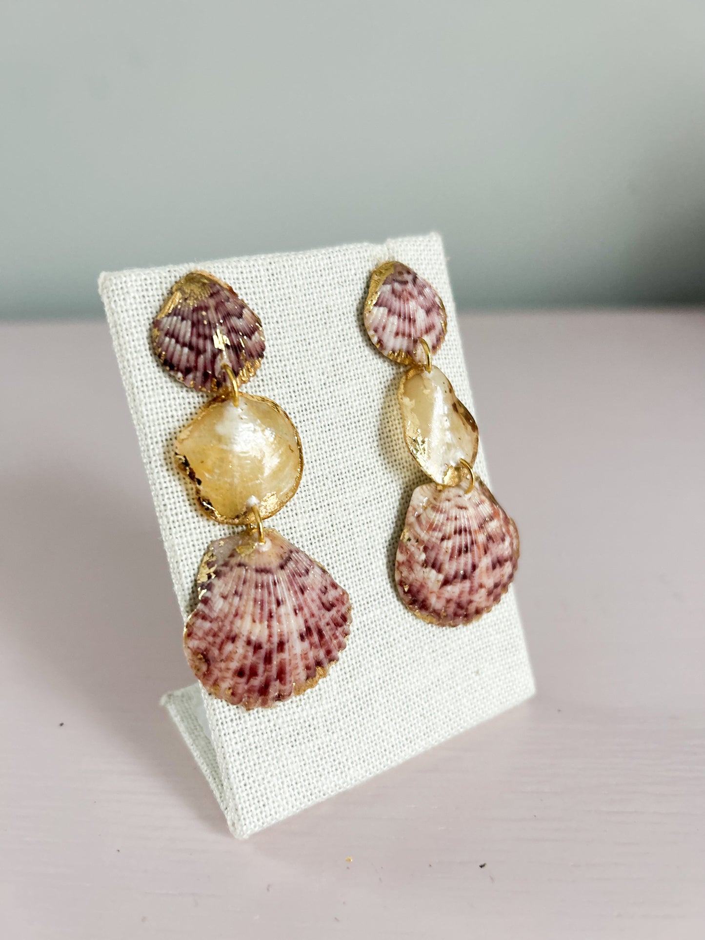 Red and Cream All Too Well Gorgeous Earrings