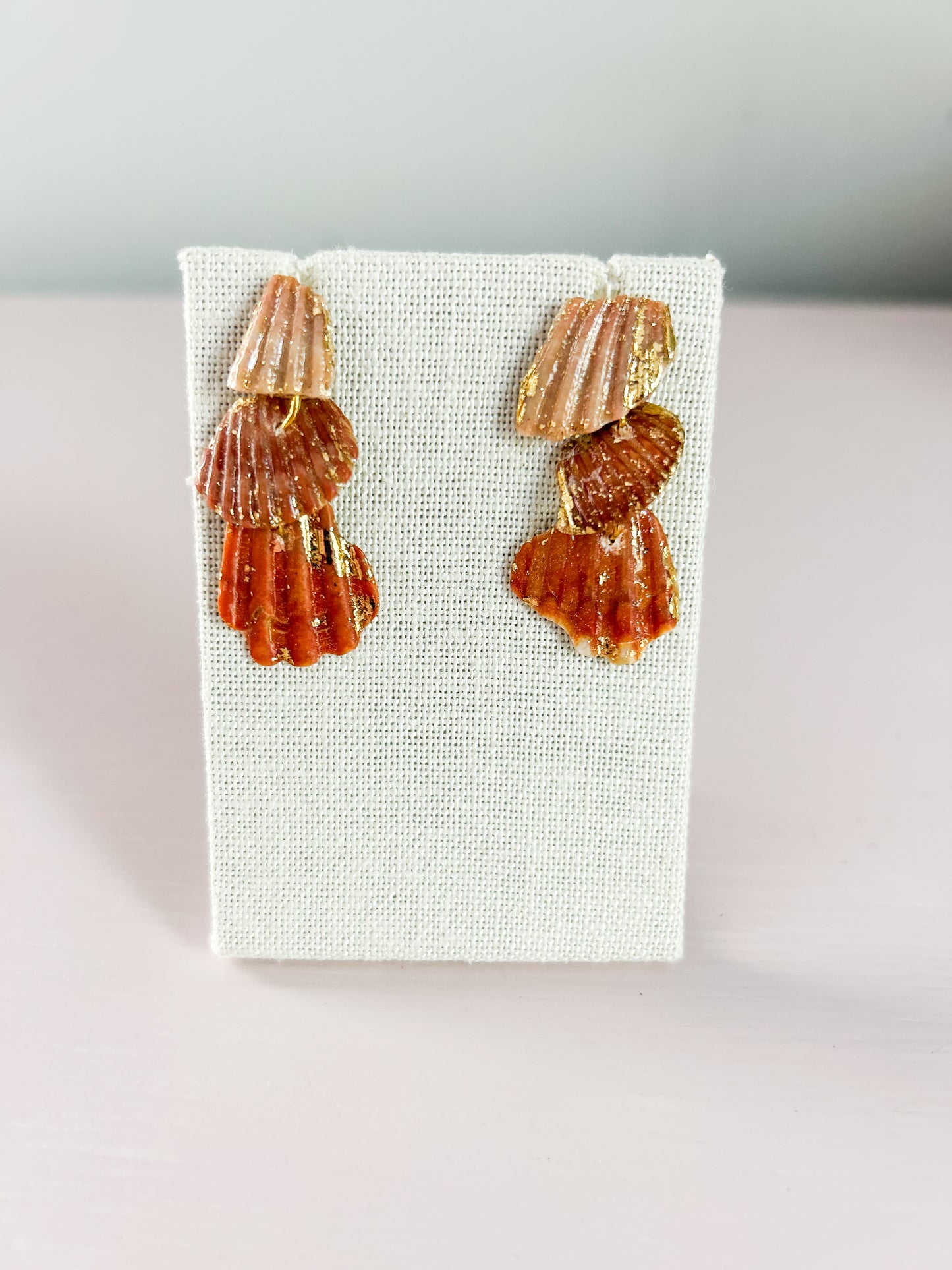 Orange Love Story Earrings