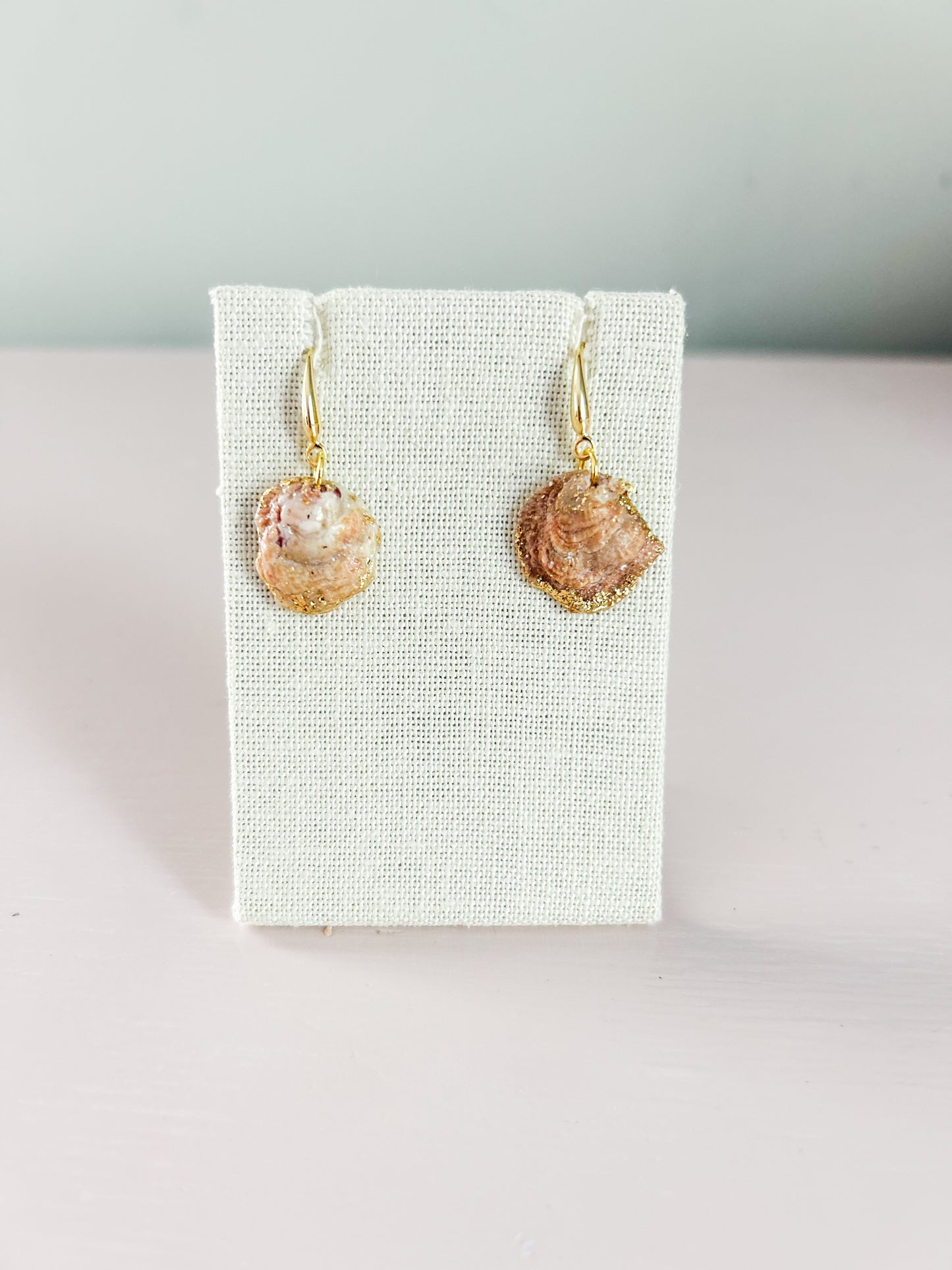 Pink and Gold August Earrings