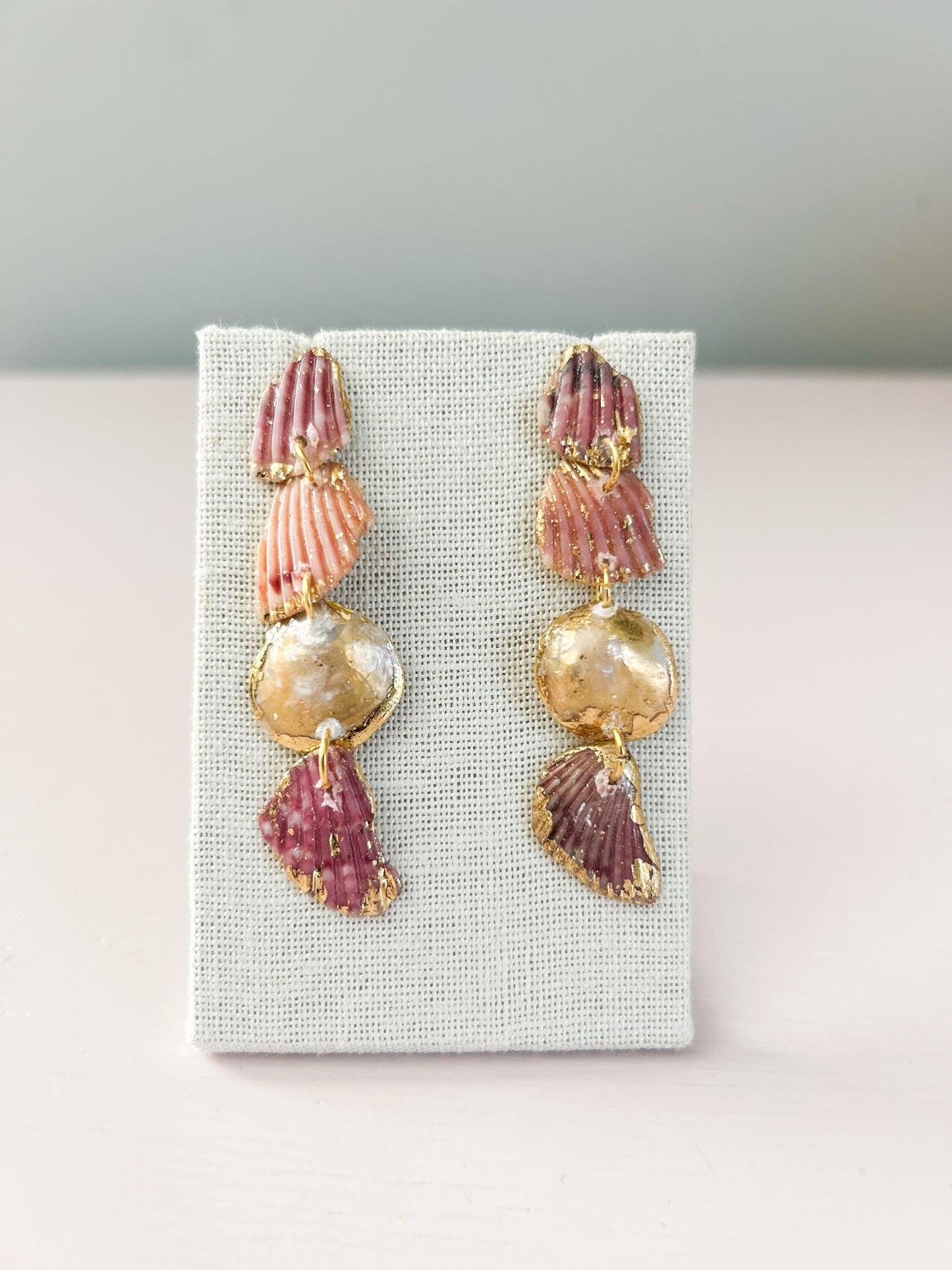 Pink and Orange All Too Well Dangles