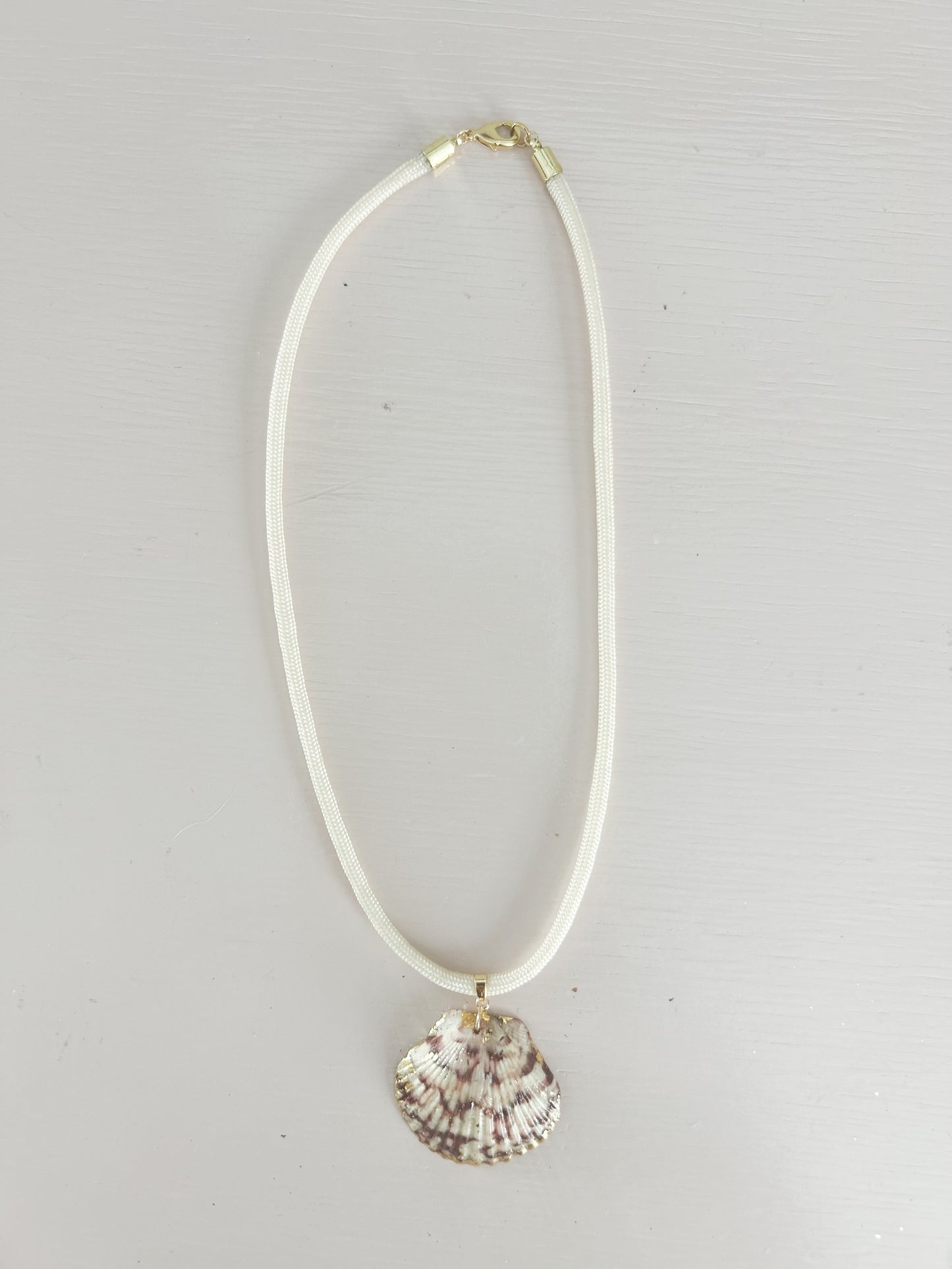 Maroon and Cream Fate of Ophelia Necklace