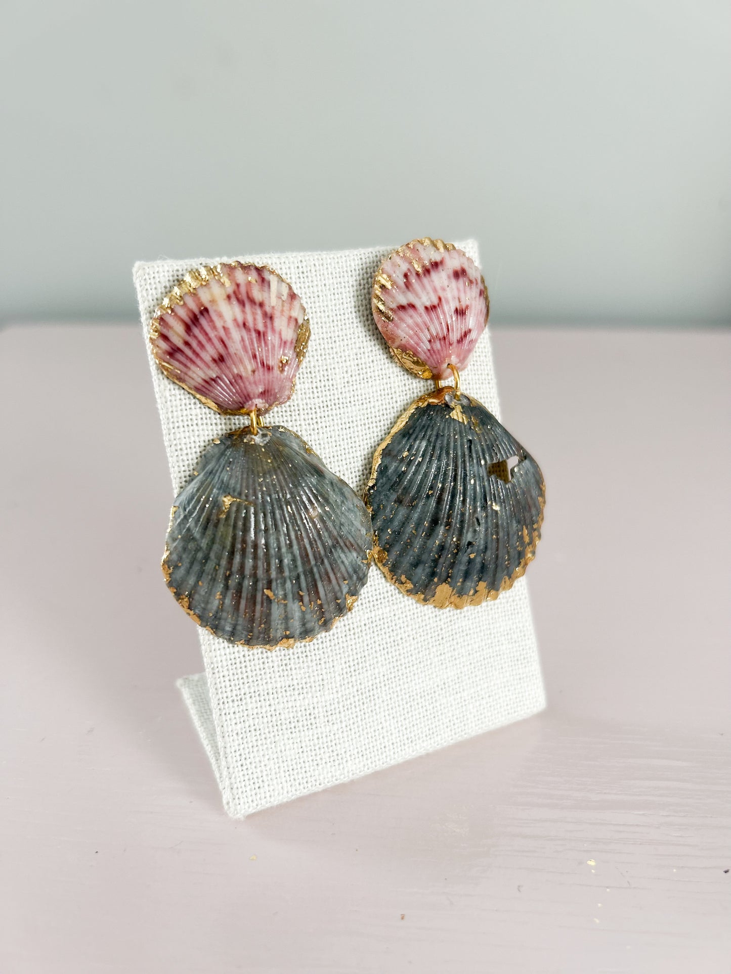 Red, White and Blue Invisible String Earrings