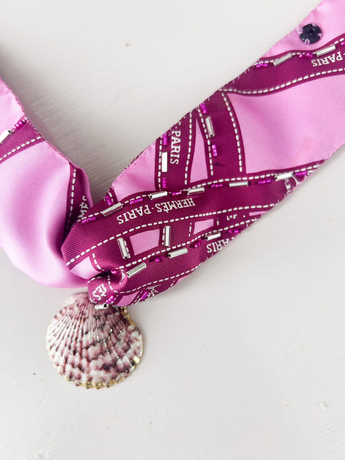 Hermes Twilly All Too Well Scarf Necklace