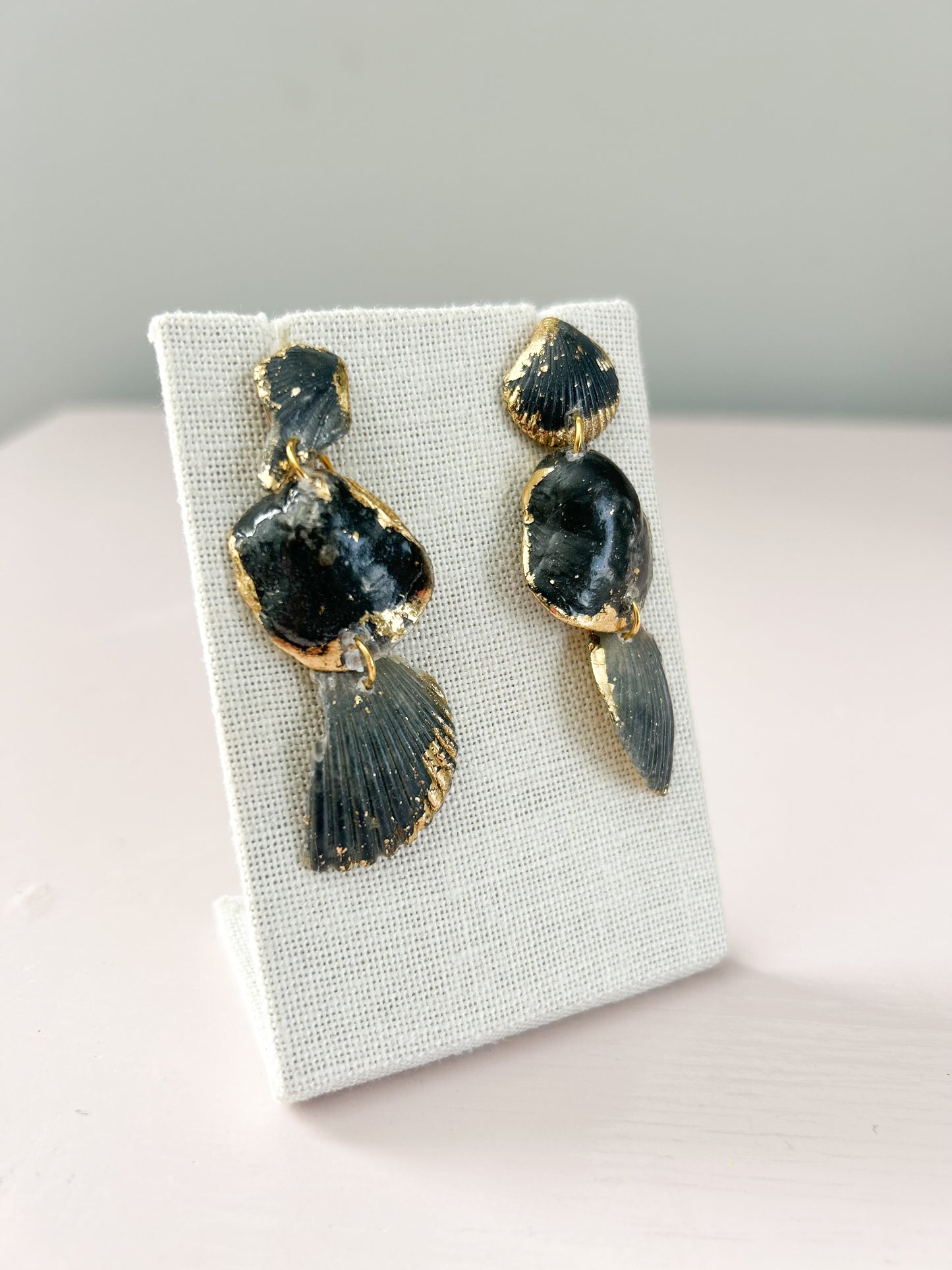 Black and Grey All Too Well Stud Dangles