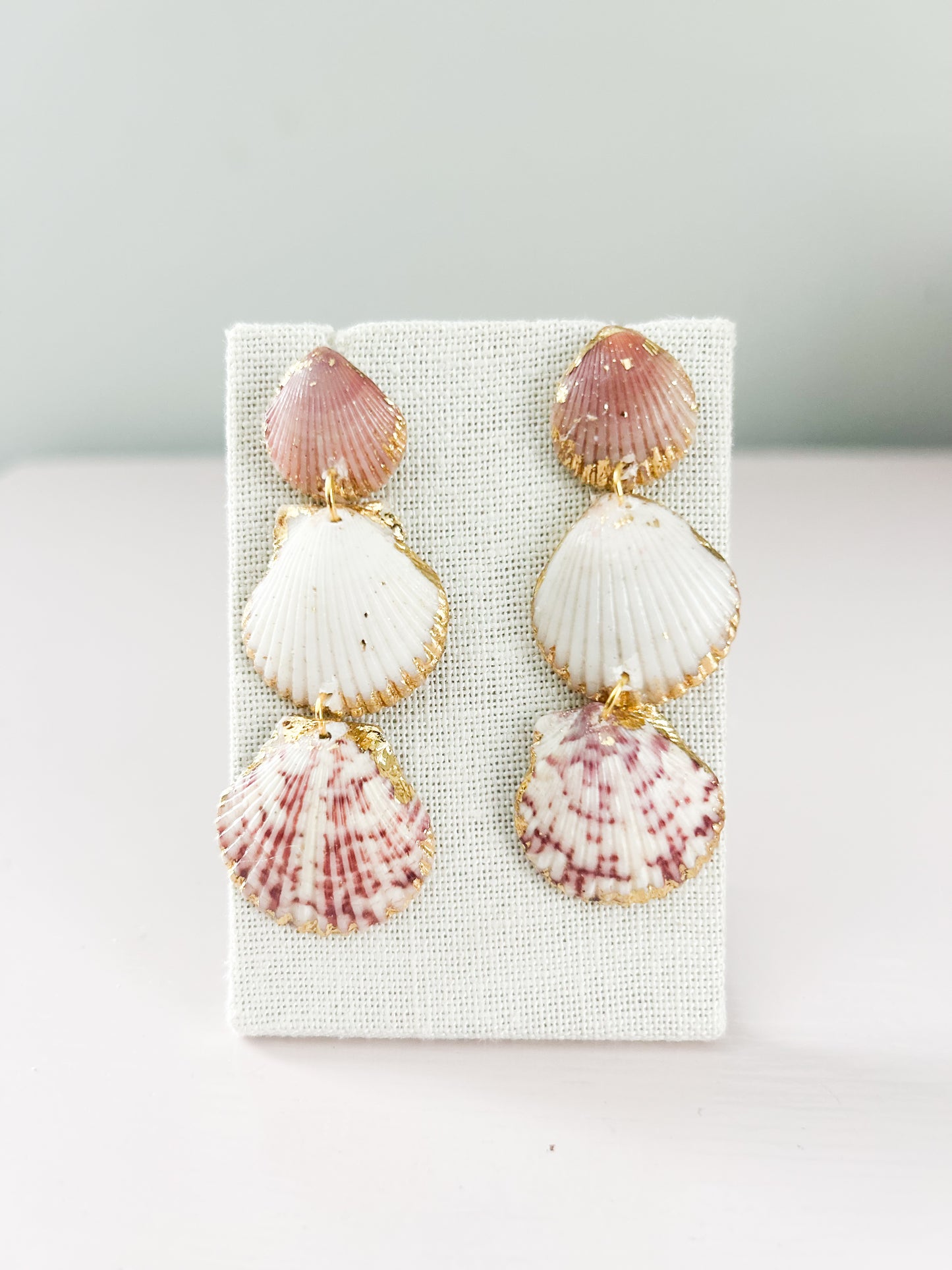 Pink and White Gorgeous Earrings