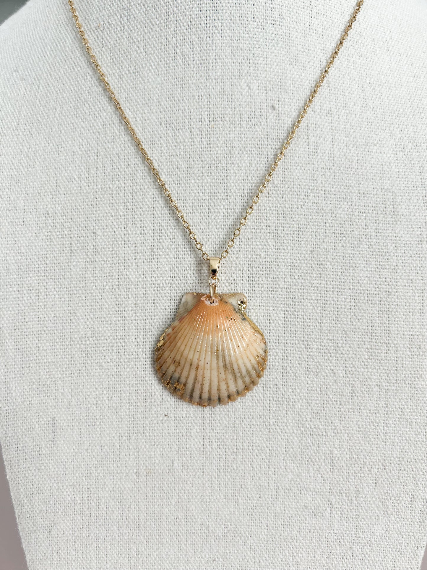 Peach Scallop Call It What You Want Necklace