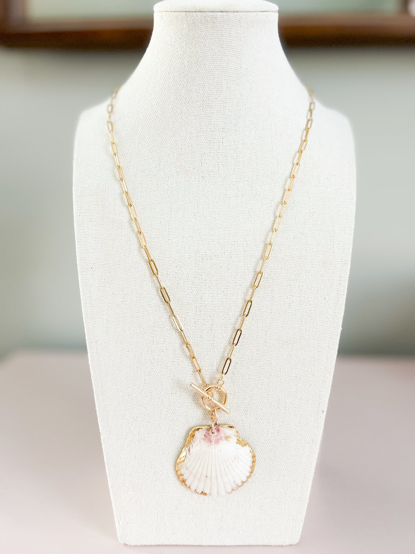 White Scallop Shell Call It What You Want Necklace
