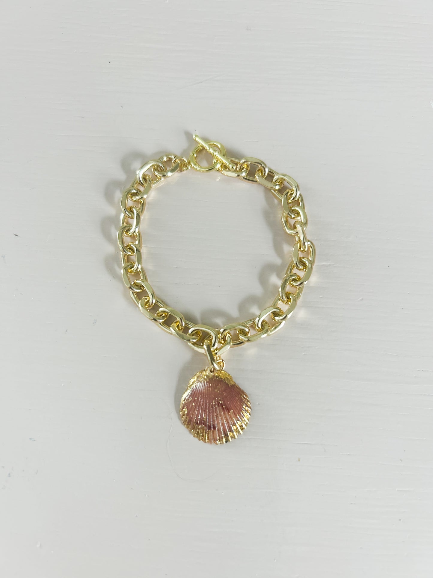 Single Shell Charm Bracelet
