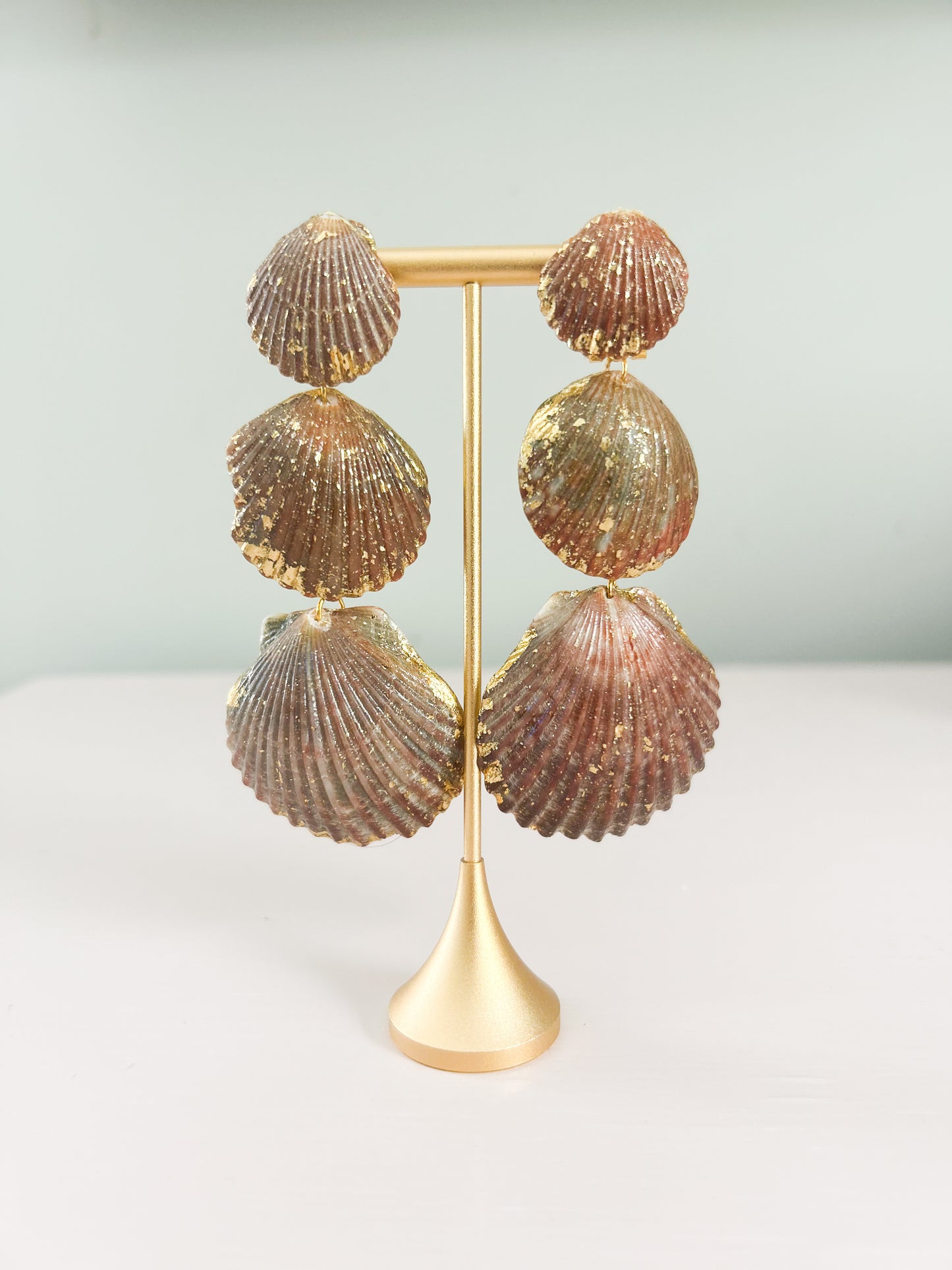 Brown Large Gorgeous Earrings