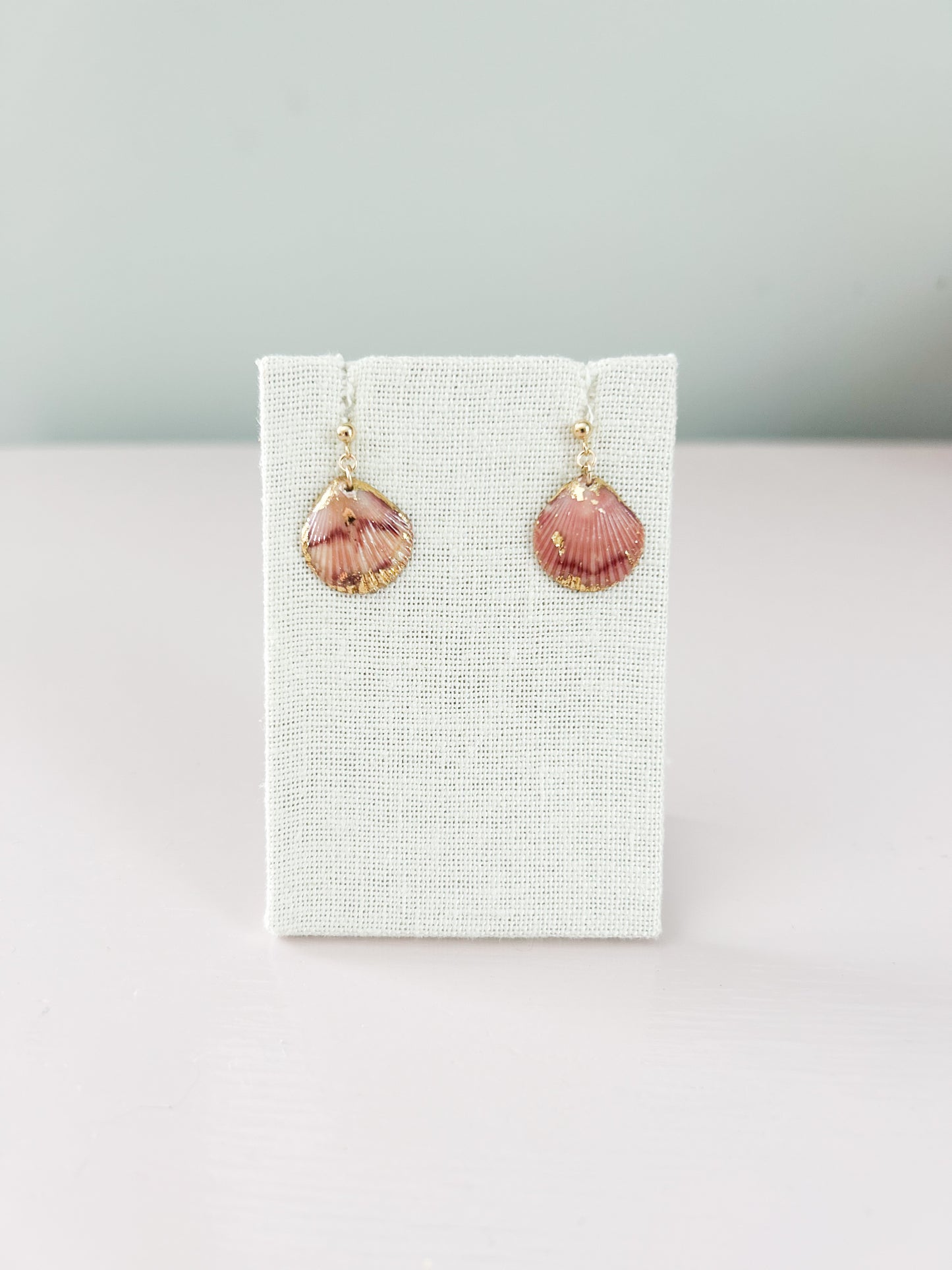 Pink Miss Americana Gold Ball Studs