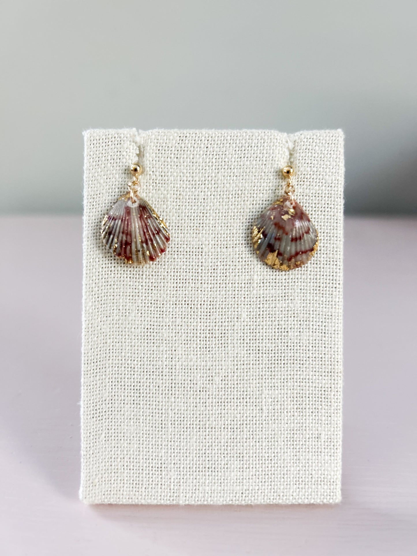 Purple and Grey Ball Stud Miss Americana Earrings