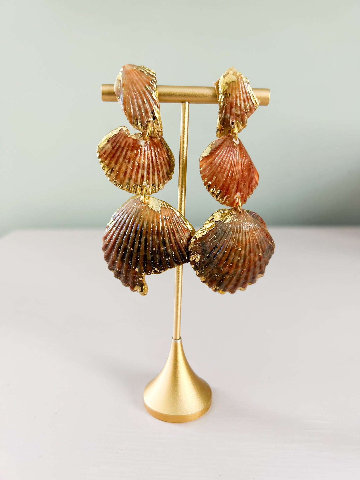 Brown Love Story Earrings