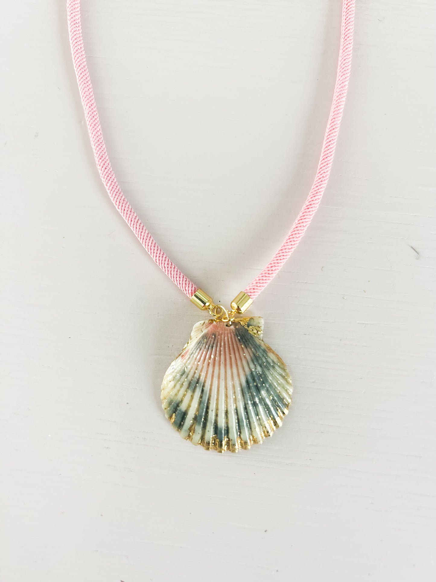 Pink Cord Fate of Ophelia Necklace