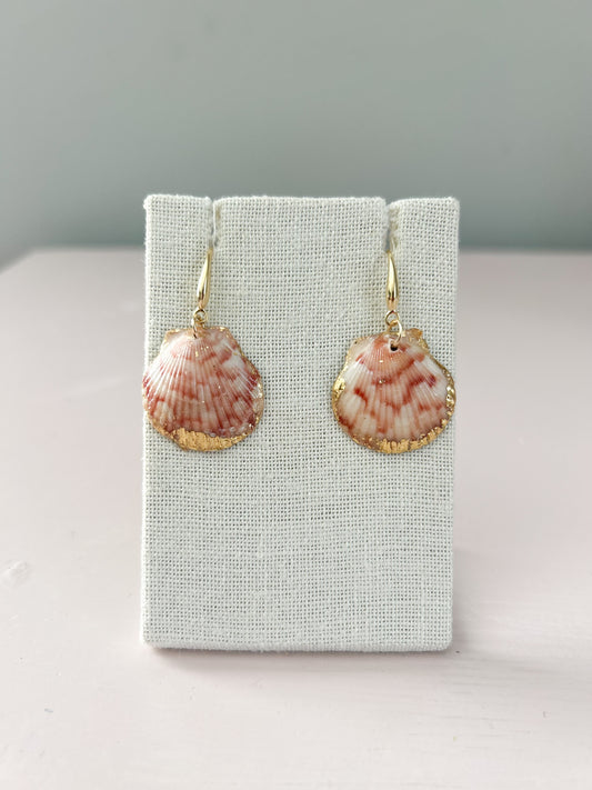 Miss Americana Red and White Hook Earrings