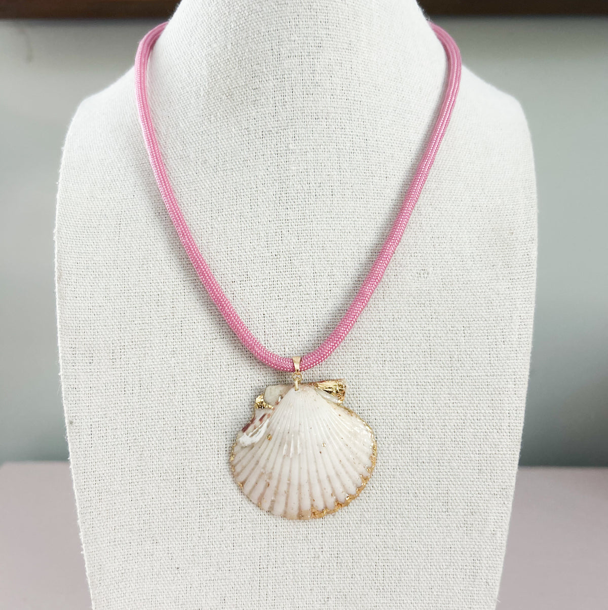 Pink White Fate of Ophelia Necklace