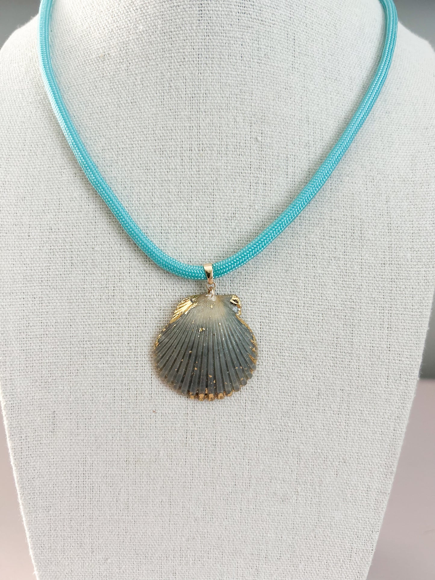 Teal Rope Fate of Ophelia Necklace
