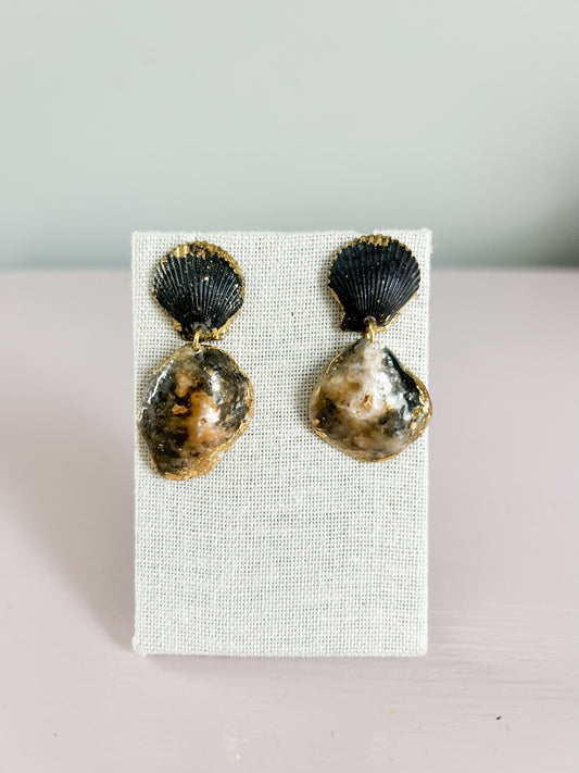 Black and Gold All Too Well Dangle Earrings
