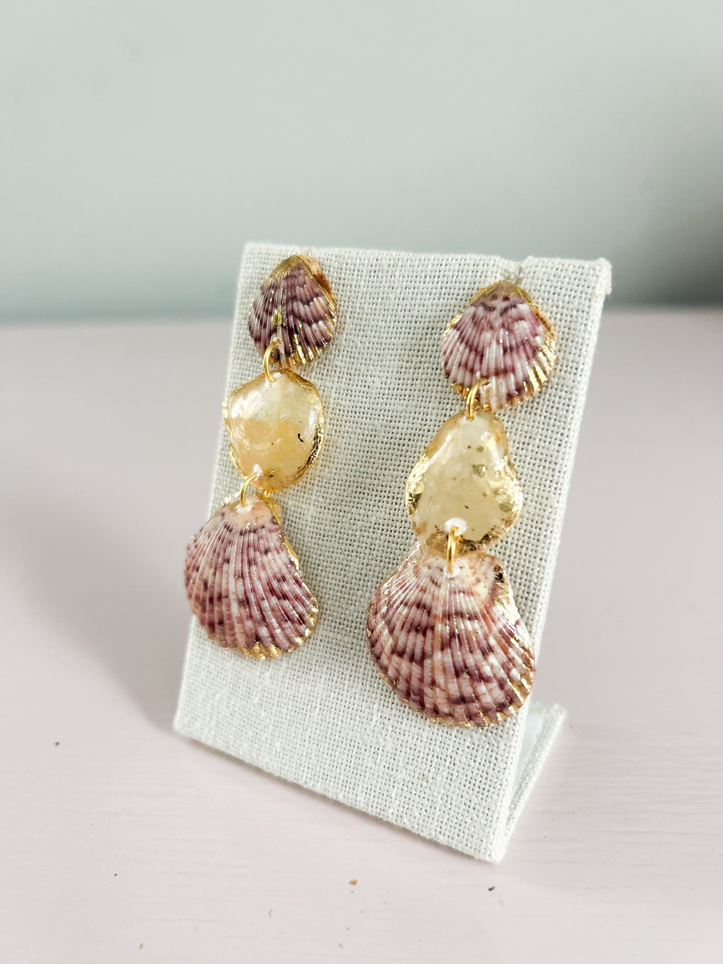 Red and Cream All Too Well Gorgeous Earrings