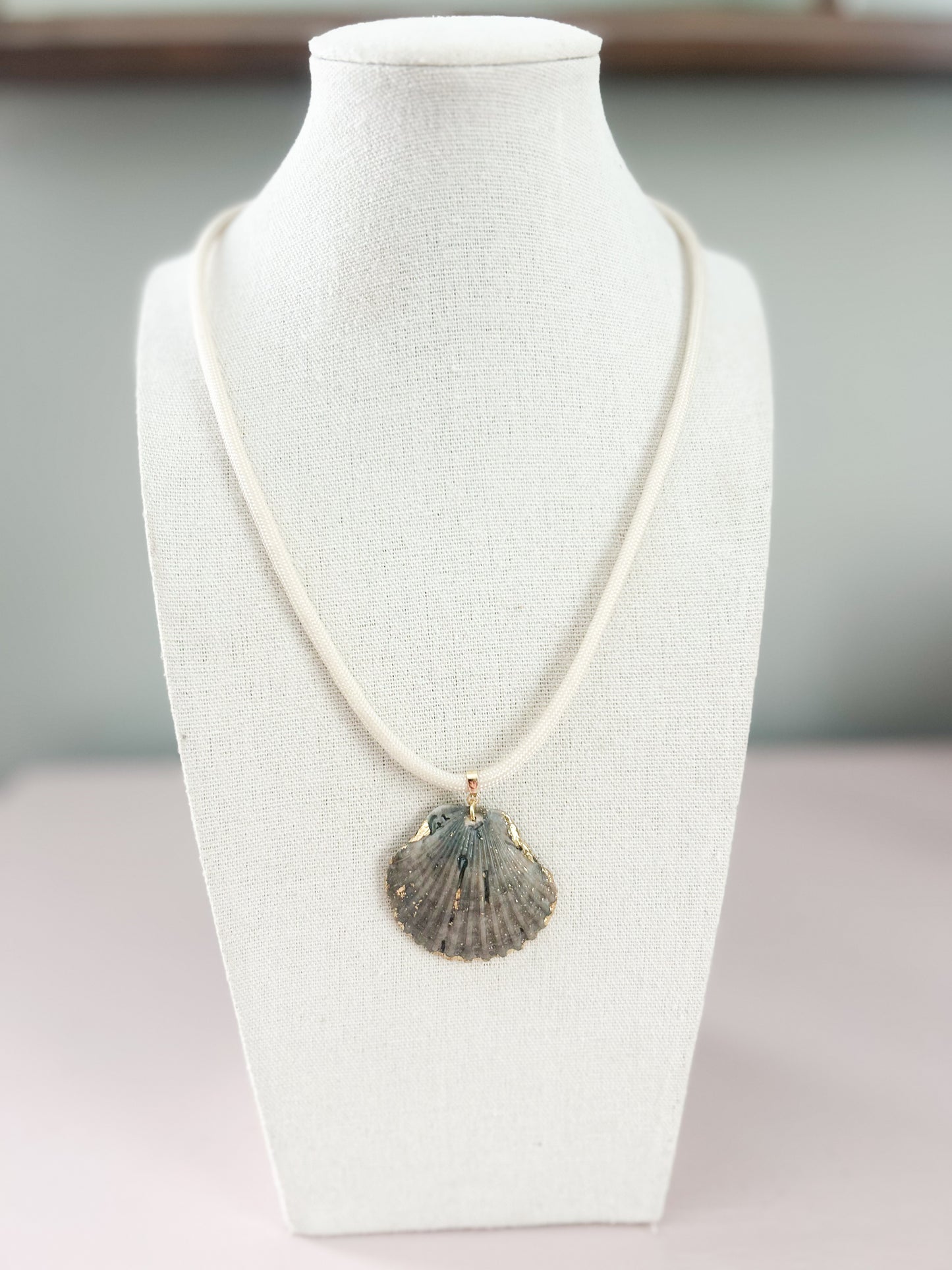 Grey Cream Fate of Ophelia Necklace