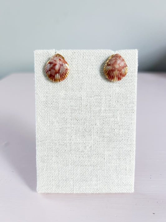 Mini Red and White Miss Americana Stud Earrings