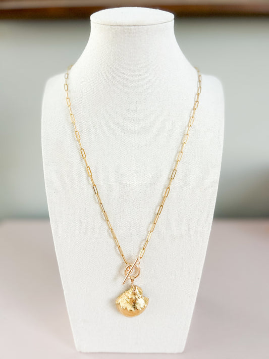 Gold Conch Call It What You Want Necklace