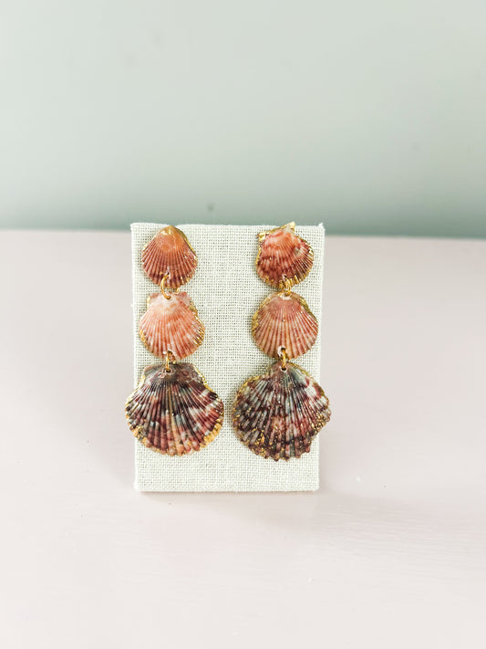 Orange Marble Gorgeous Earrings