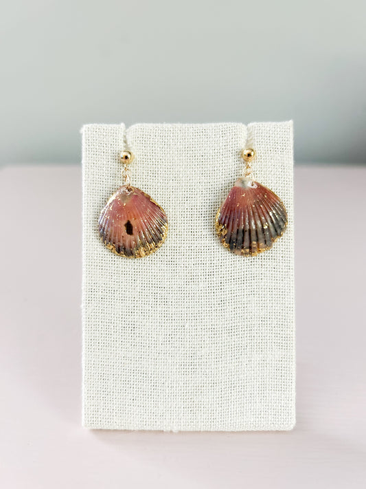 Pink and Blue Miss Americana Ball Stud Earrings