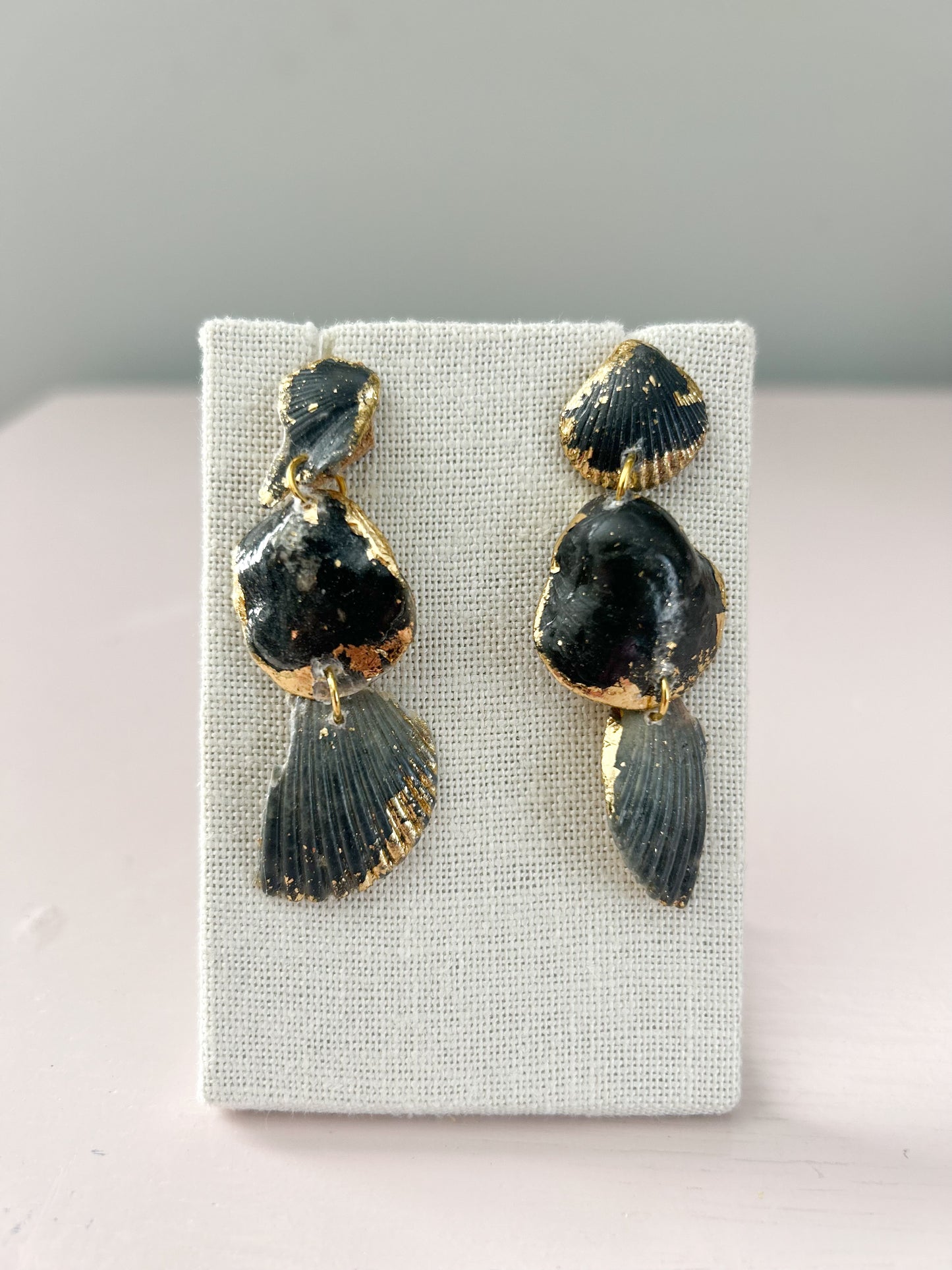 Black and Grey All Too Well Stud Dangles