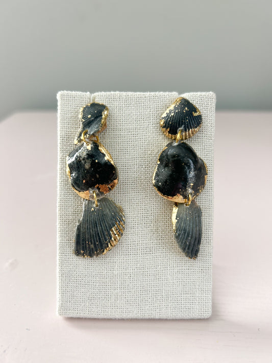 Black and Grey All Too Well Stud Dangles