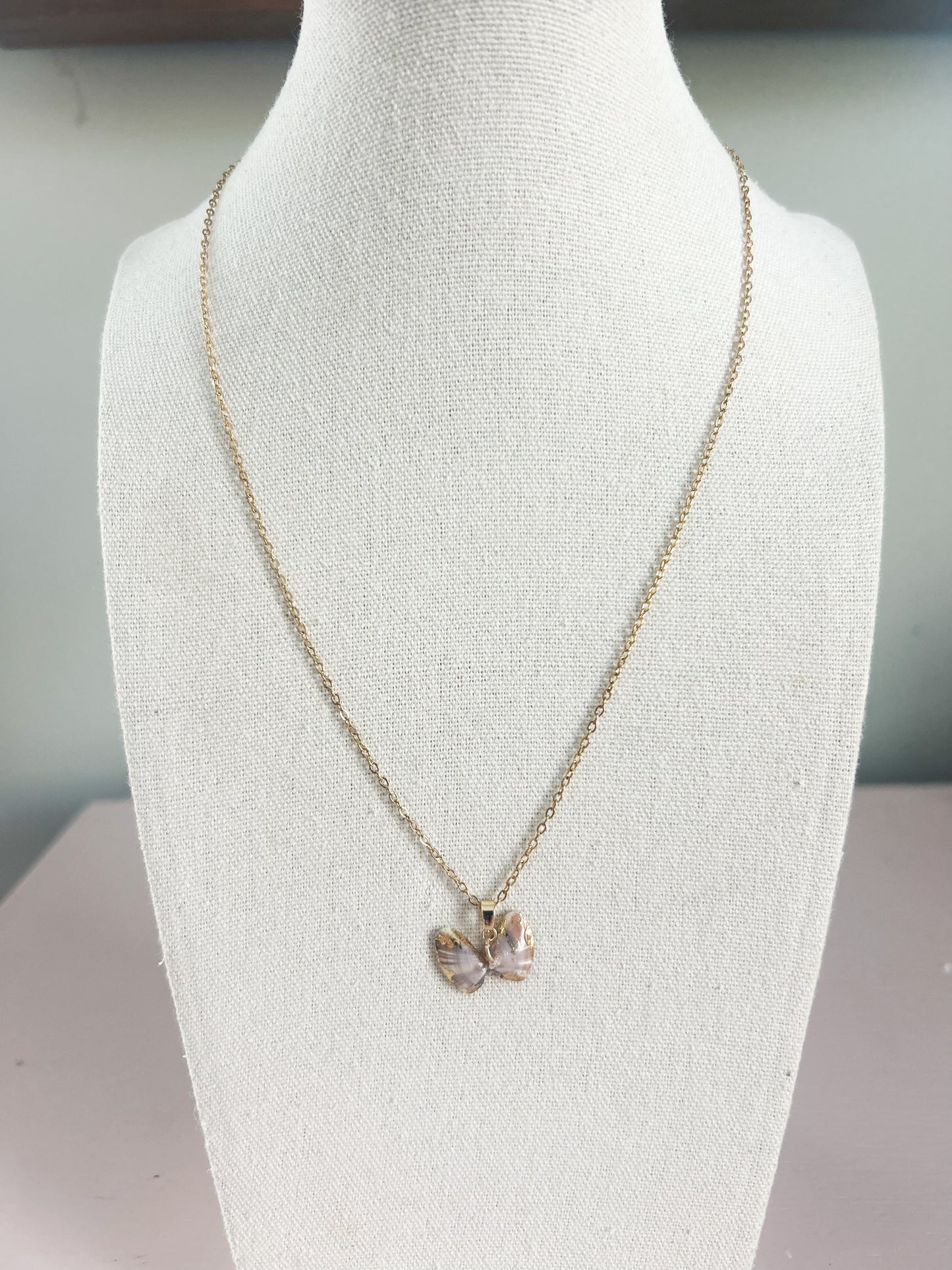 Clam Digger Butterfly Call It What You Want Necklace