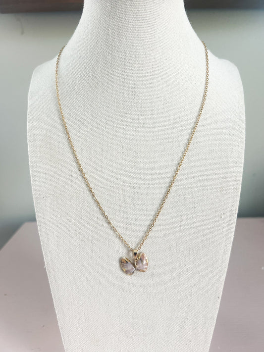 Clam Digger Butterfly Call It What You Want Necklace