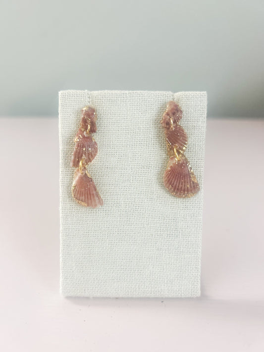 Purple and Pink Love Story Earrings