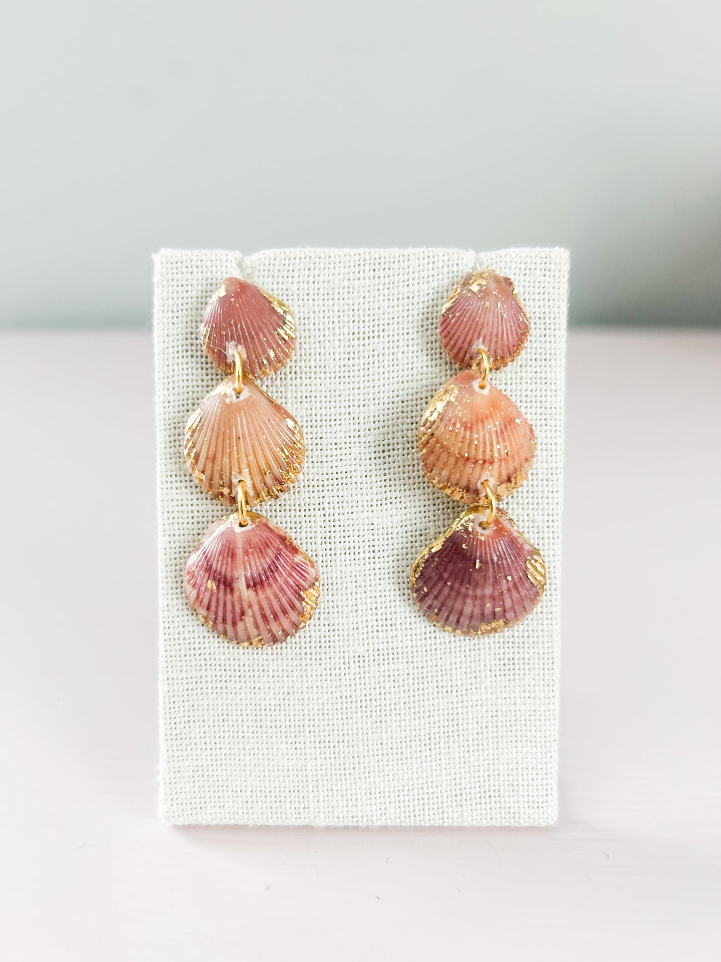 Orange and Pink Gorgeous Earrings