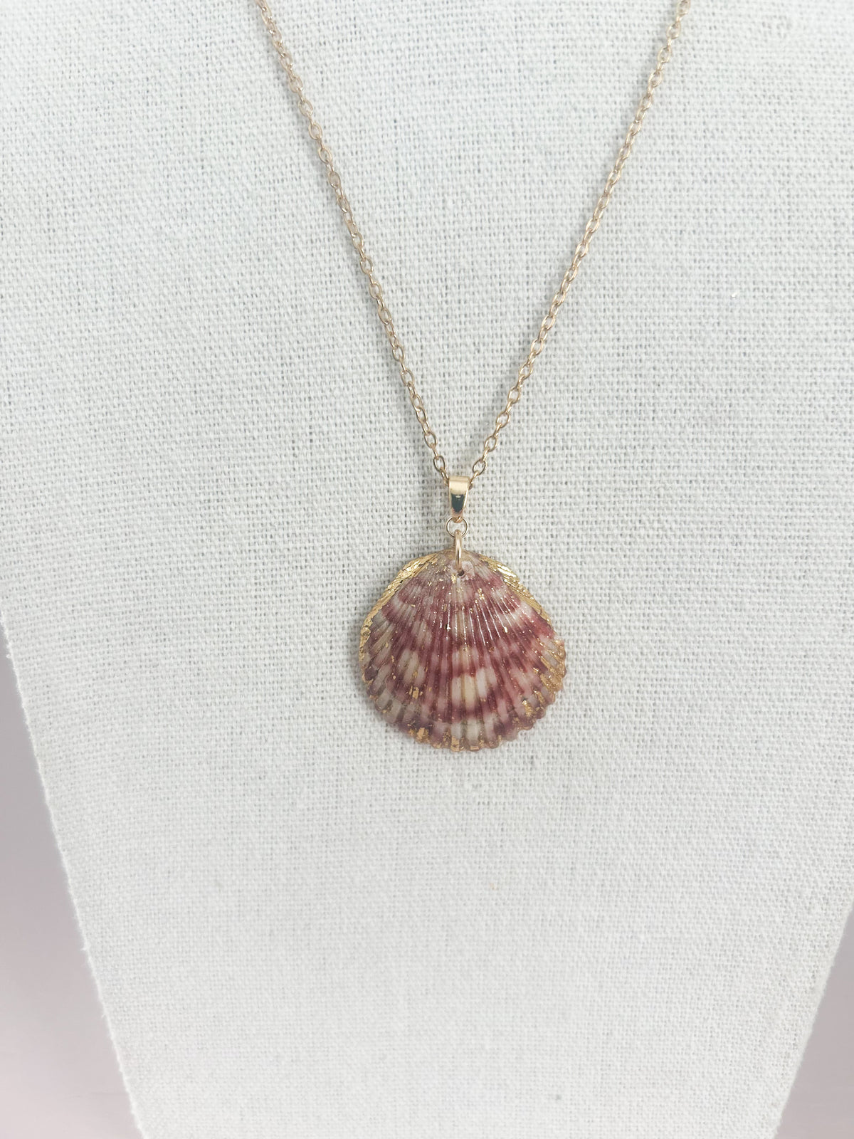 Maroon and Cream Call It What You Want Necklace