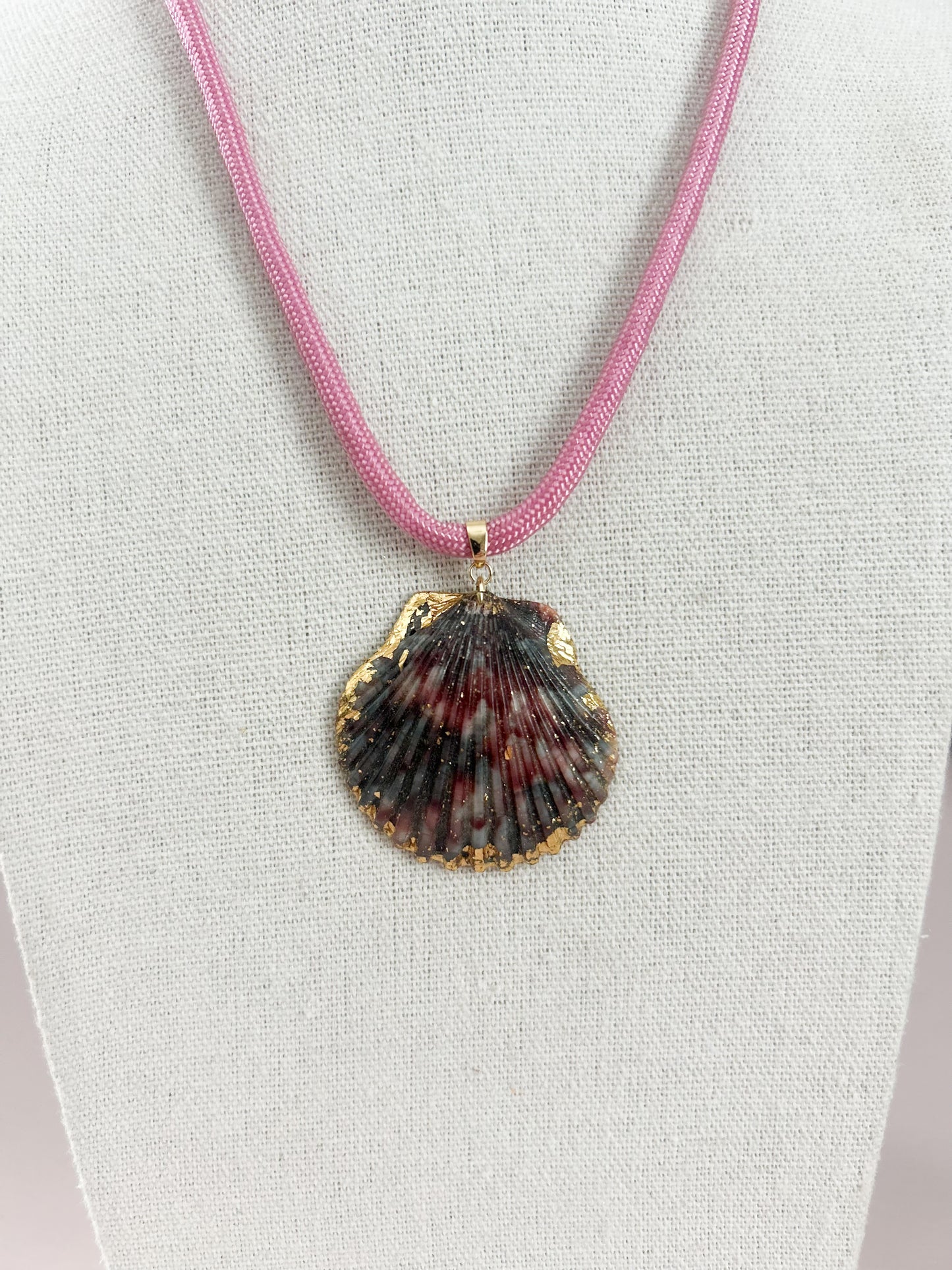 Pink Marble Fate of Ophelia Necklace
