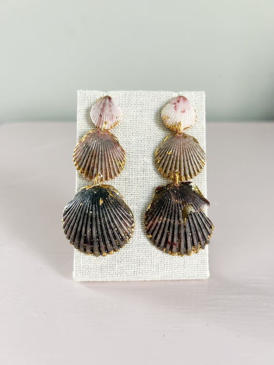 Grey and White Gorgeous Earrings