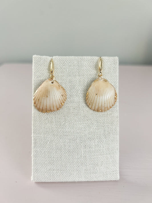 White Miss Americana Hook Earrings