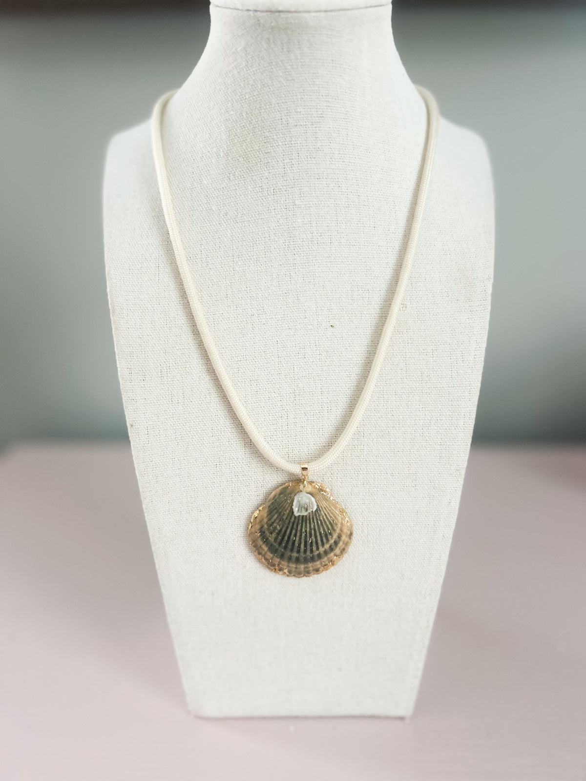 Cream Cord Fate of Ophelia Necklace