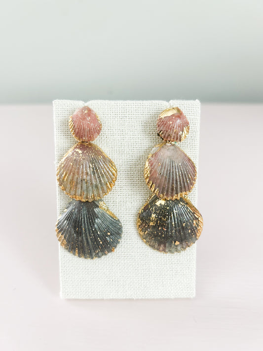 Gorgeous Pink and Black Earrings