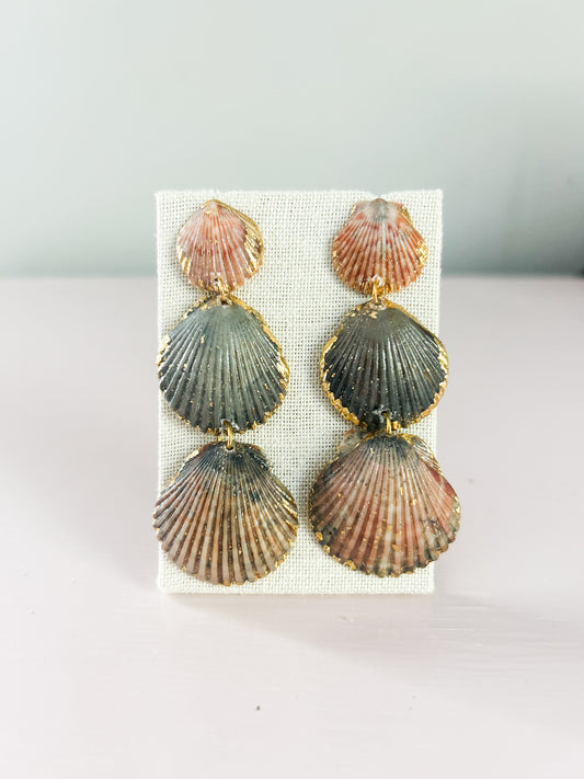 Orange and Black Gorgeous Earrings