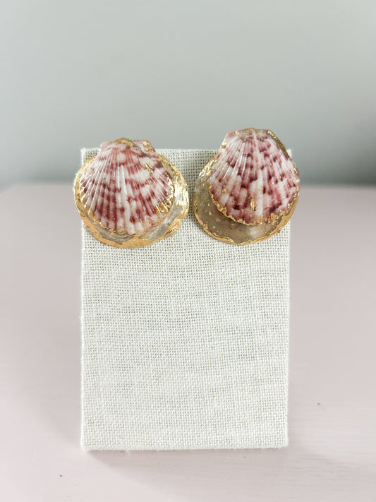 All Too Well Red and White Studs