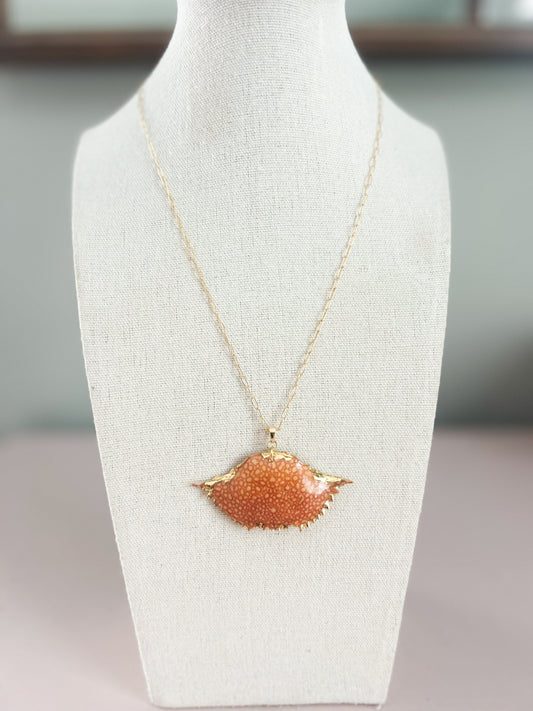 Crab Shell Call It What You Want Necklace