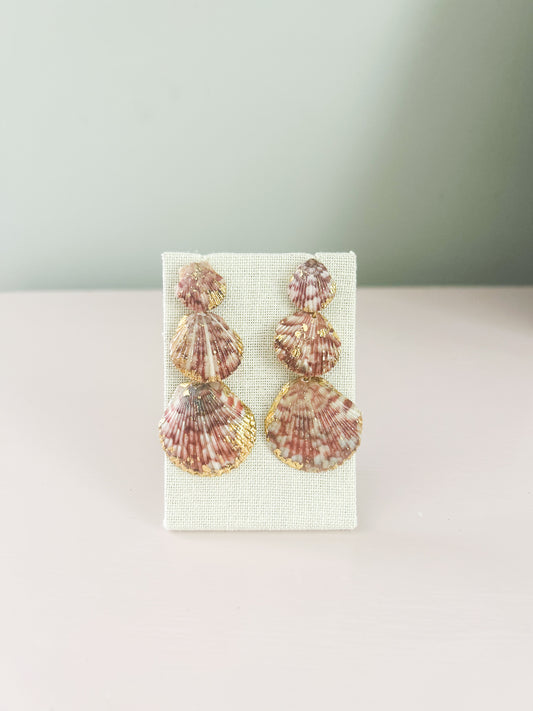 Red and White Medium Gorgeous Earrings